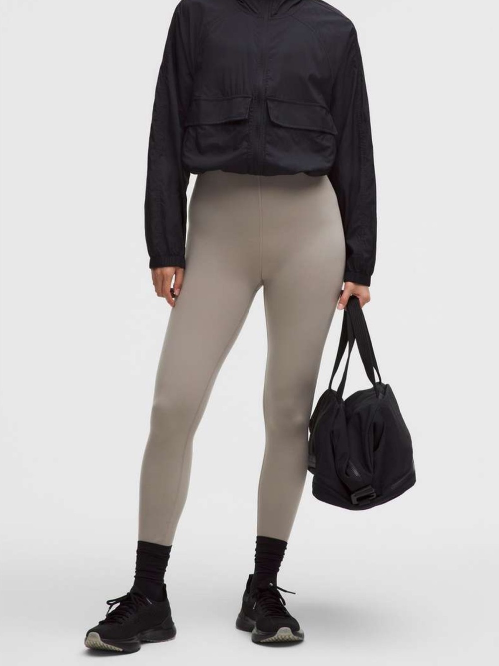 NWT Lululemon Glow Up Super High Rise Tight 25" Warm Ash Grey Size 10